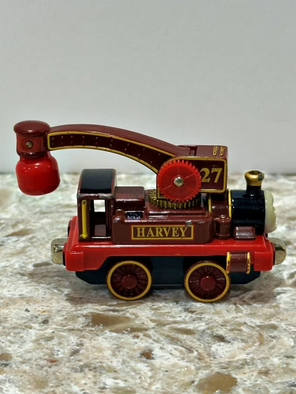 Thomas & Friends Harvey the Crane Engine Die Cast Take Along 2003 Learning Curve